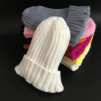 LimasHat | Knitted Women's Hat | Warm Winter Beanie-White-Children's size-State of Style