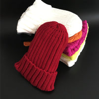LimasHat | Knitted Women's Hat | Warm Winter Beanie-Wine Red-Children's size-State of Style