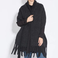 Linda Cashmere Scarf | Luxurious and Beautifully Warm-Black-State of Style