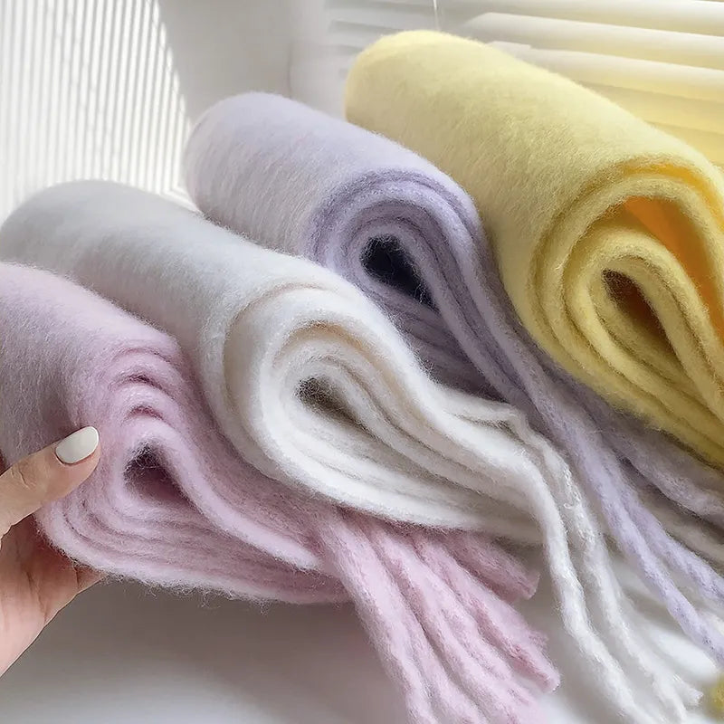 Linda Cashmere Scarf | Luxurious and Beautifully Warm-Pure White-State of Style