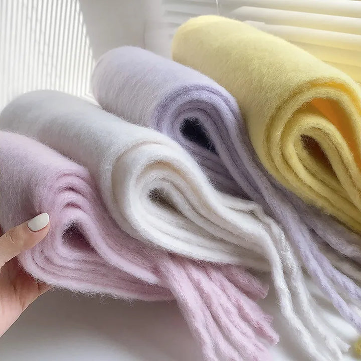 Linda Cashmere Scarf | Luxurious and Beautifully Warm-Pure White-State of Style