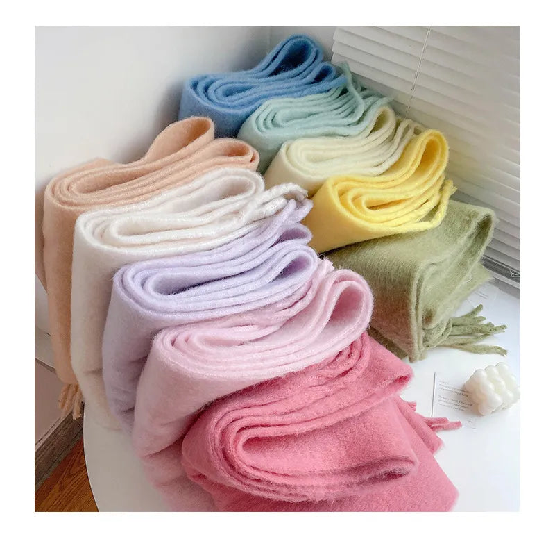 Linda Cashmere Scarf | Luxurious and Beautifully Warm-Pure White-State of Style