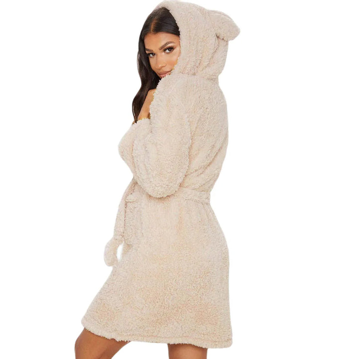 Linde Comfort Bathrobe | Cosy & Cute-Pink-S-State of Style