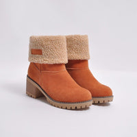 Lined Winter Boots with Heel - Sophia Winter Boots-Black-3.0-State of Style