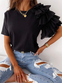 LinekesBlouse | Blouse for Women | Elegant & Versatile Top-Black-S-State of Style