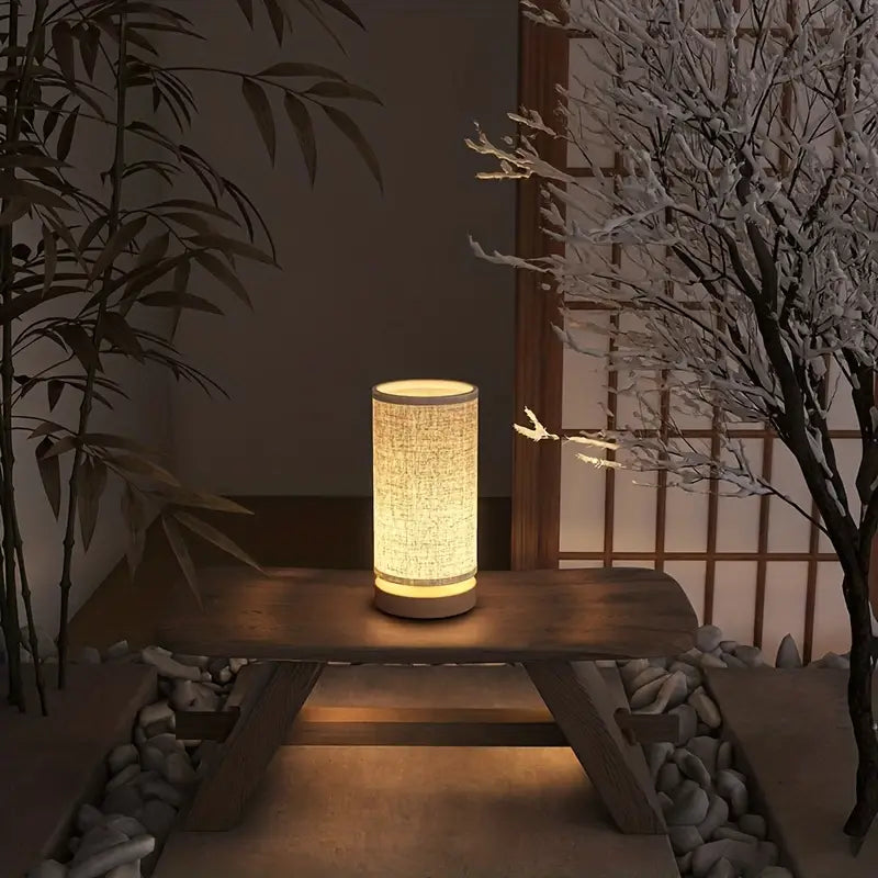 Linen-Look Night Lamp - LinoGlow-Standard-State of Style