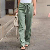 Linen Women's Trousers - Elise-Green-S-State of Style