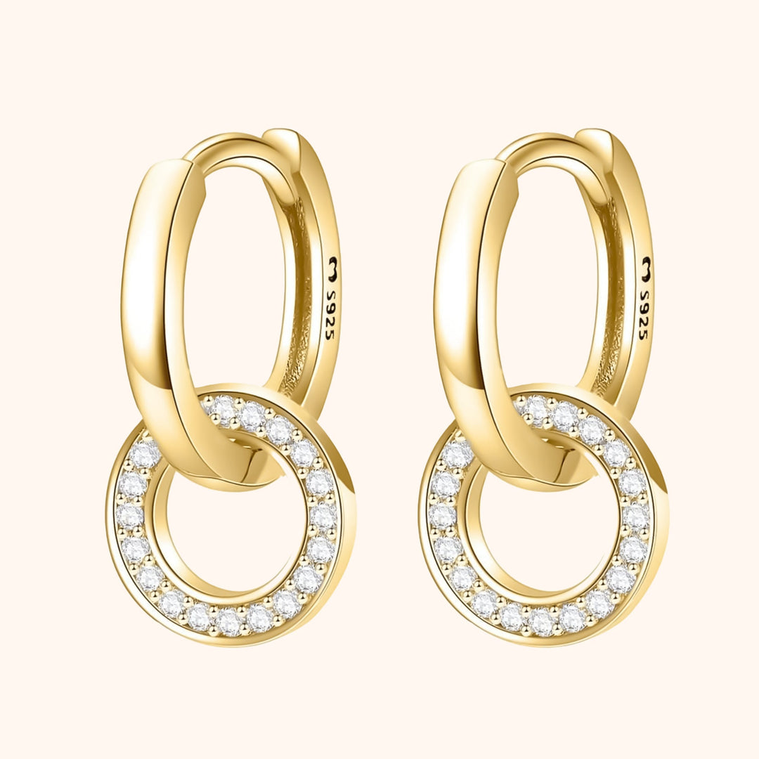Linked Hoop Earrings – Nerida-Gold-State of Style