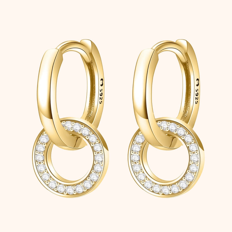 Linked Hoop Earrings – Nerida-Gold-State of Style