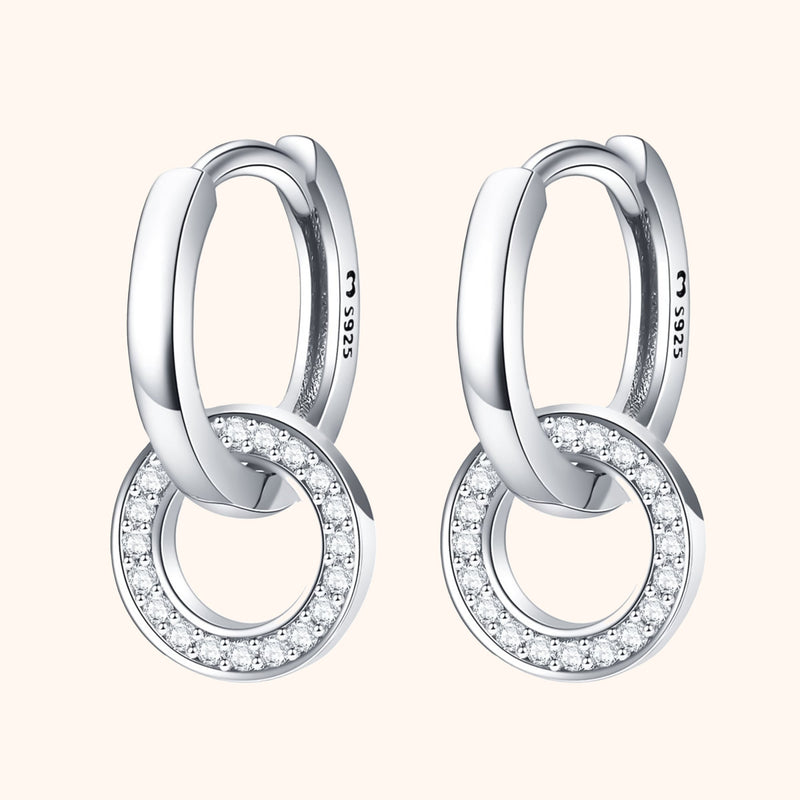 Linked Hoop Earrings – Nerida-Silver-State of Style
