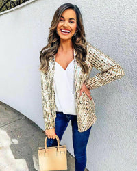 Linn Glitter Blazer | A Must-Have for the Festive Season-Black-XS-State of Style