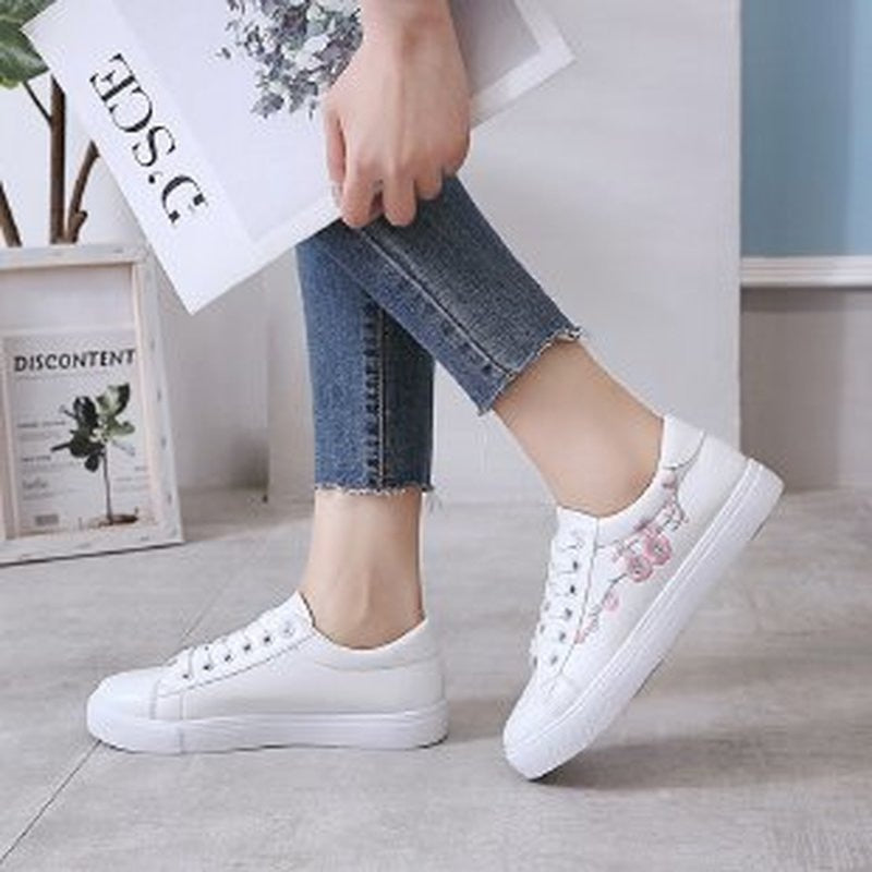 LinnekesSneaks | Low Sneakers for Women | Casual Everyday Shoes-Pink-4.5-State of Style