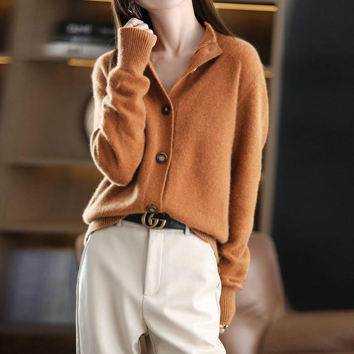 LinnekesVest | Warm Vest for Women | Cosy Sleeveless Jacket-Caramel-S-State of Style