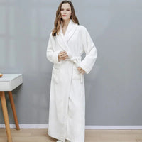 Lisanne Bliss Bathrobe | Comfortable & Stylish-White-M (40-60 kg)-State of Style