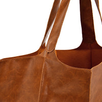 Liva Bag | Women's Elegant & Spacious Leather Handbag-Rose Red-State of Style