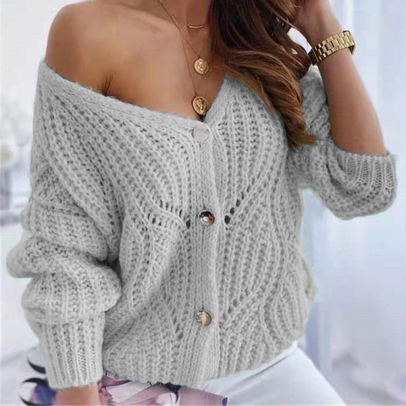 Livia Vest | Women's Elegant Button-Down Vest-Grey-S-State of Style