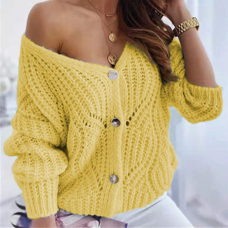Livia Vest | Women's Elegant Button-Down Vest-Yellow-S-State of Style
