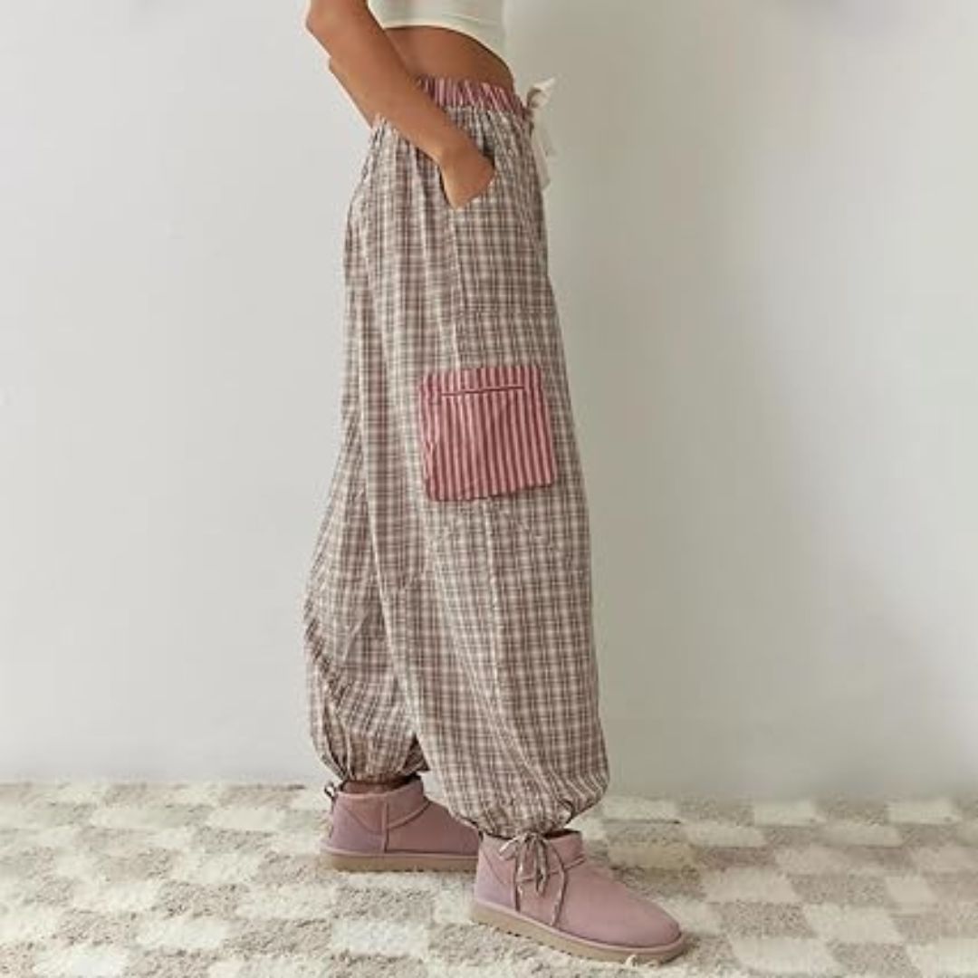 Liza Checkered Pyjama – Soft & Stylish Sleepwear for All Seasons-Blue-S-State of Style