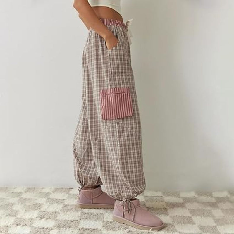 Liza Checkered Pyjama – Soft & Stylish Sleepwear for All Seasons-Blue-S-State of Style