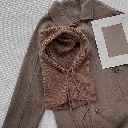 Liza Neck Warmer | Stylish & Versatile with a Practical Hoodie-Chestnut Brown-State of Style