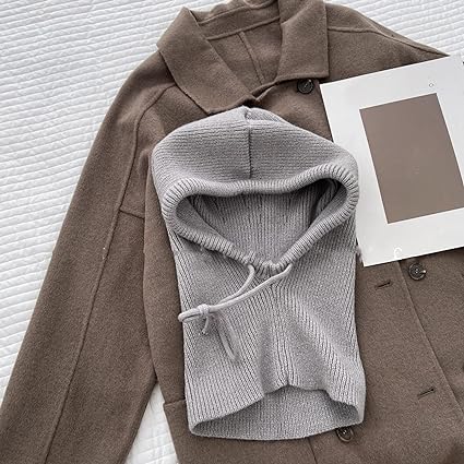 Liza Neck Warmer | Stylish & Versatile with a Practical Hoodie-Grey-State of Style