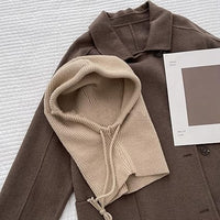 Liza Neck Warmer | Stylish & Versatile with a Practical Hoodie-Khaki-State of Style