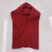 Liza Neck Warmer | Stylish & Versatile with a Practical Hoodie-Red-State of Style