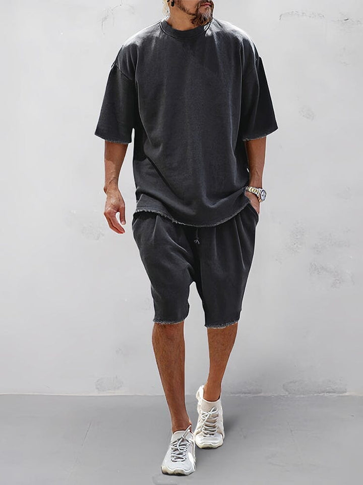 Locking leisure sports set for men – Farid-Black-M-State of Style