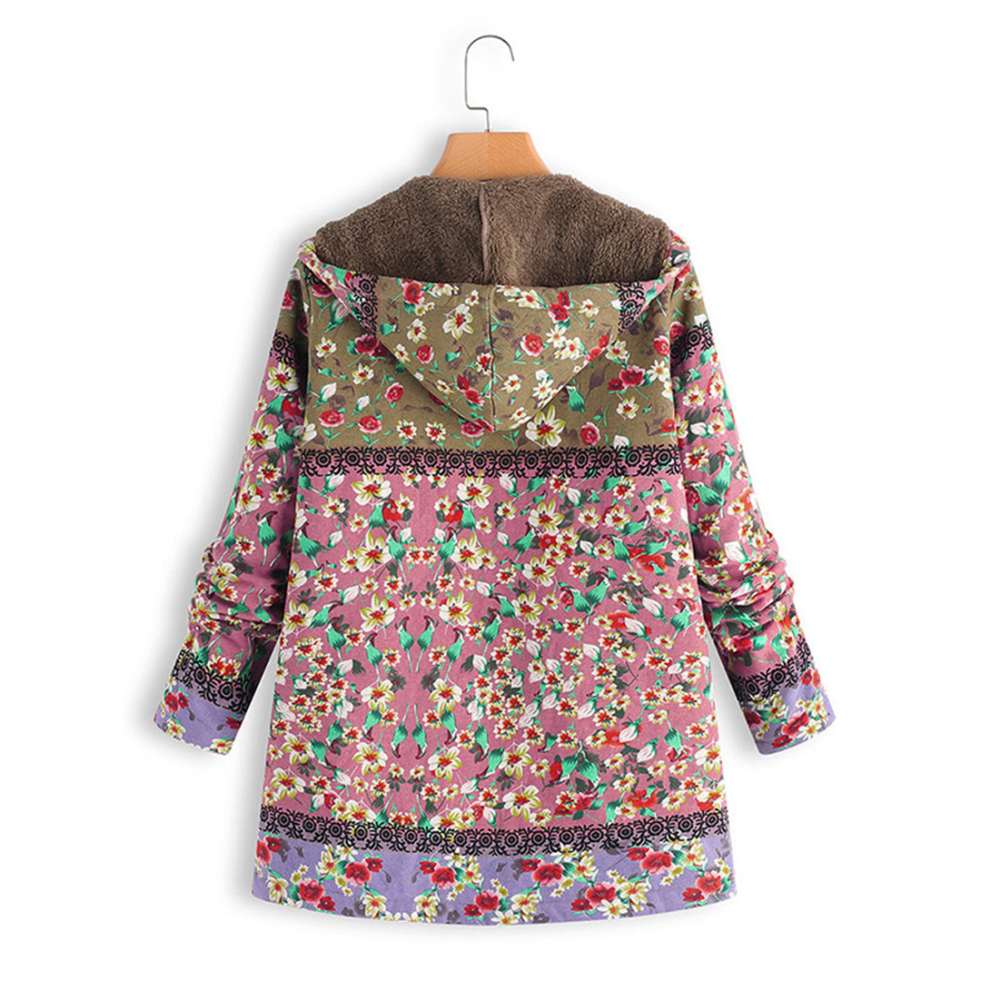 Long Ladies Teddy Coat with Hood - Seraphina-Blue-S-State of Style