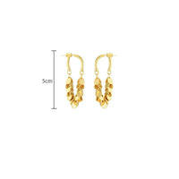 Long Sequin Tassel Earrings-GOLD-State of Style