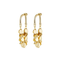 Long Sequin Tassel Earrings-GOLD-State of Style