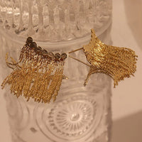 Long Tassel Earrings – Amira-Gold-State of Style