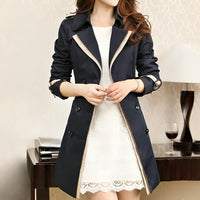 Long Women's Trench Coat - Sophie-Khaki-S-State of Style
