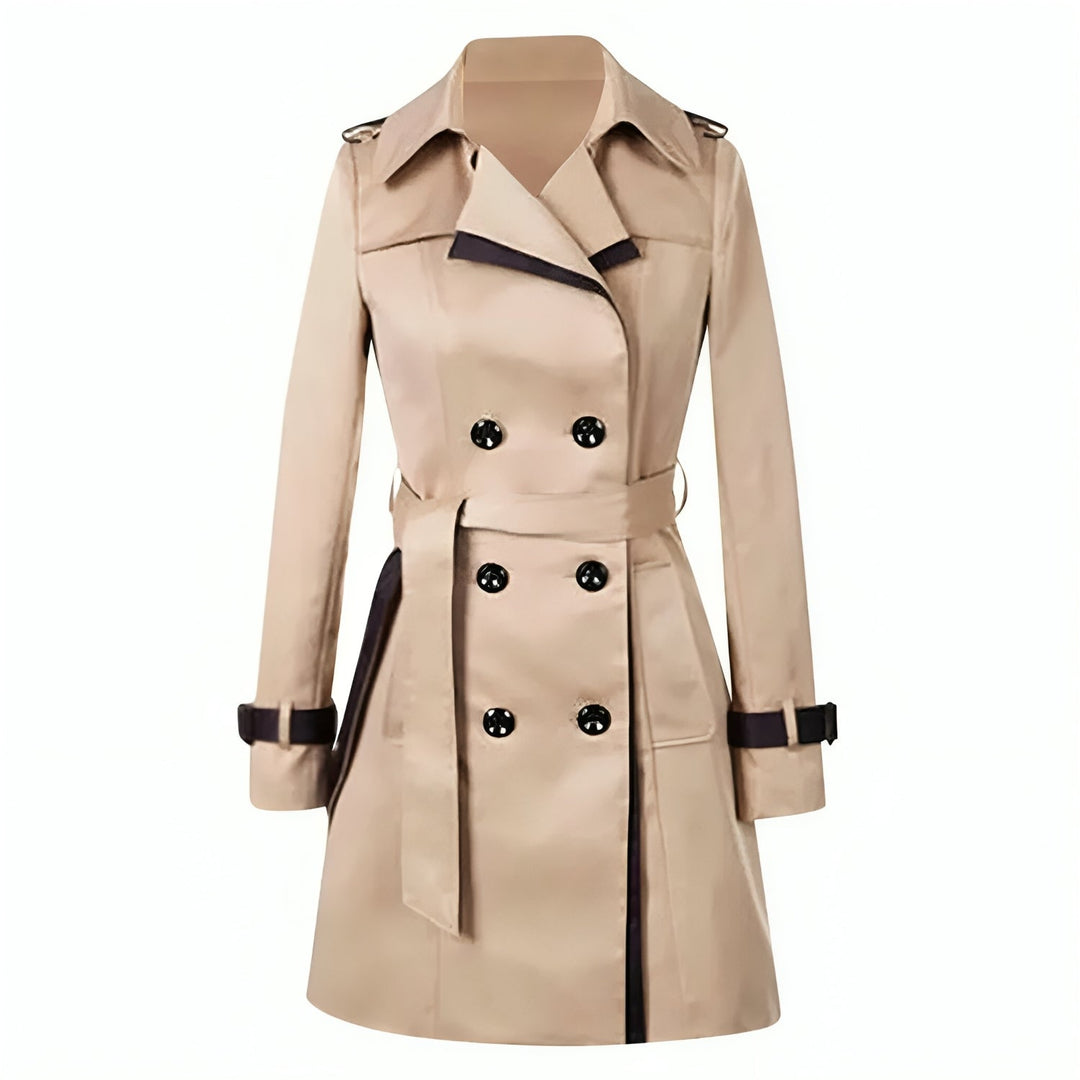 Long Women's Trench Coat - Sophie-Khaki-S-State of Style