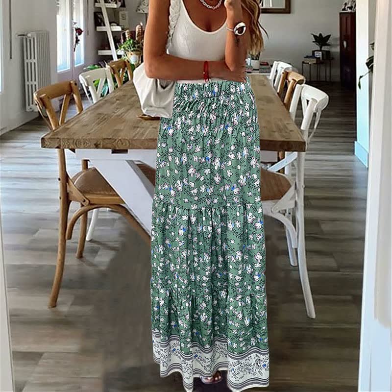 LongSkirt | Women's Elegant & Versatile Skirt-Blue-S-State of Style