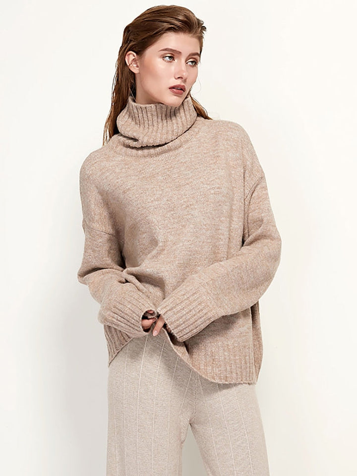 LongSweater | Women's Cosy & Stylish Knit Sweater-Camel-One size fits all-State of Style