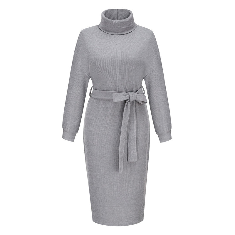 LongSweater | Women's Cosy & Stylish Knitted Sweater-Grey-S-State of Style