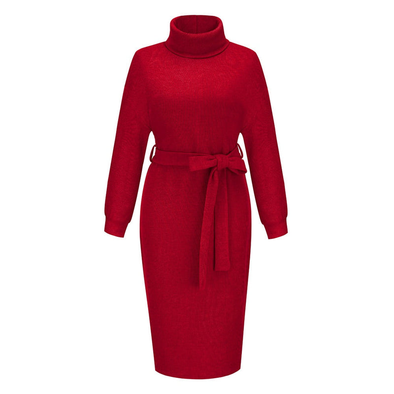 LongSweater | Women's Cosy & Stylish Knitted Sweater-Red-S-State of Style