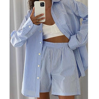 LoosePyjamas | Women's Soft & Comfortable Sleepwear-Blue-S-State of Style