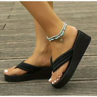 Lotte - Orthopedische Zwart Comfort Flip-Flops-36-State of Style