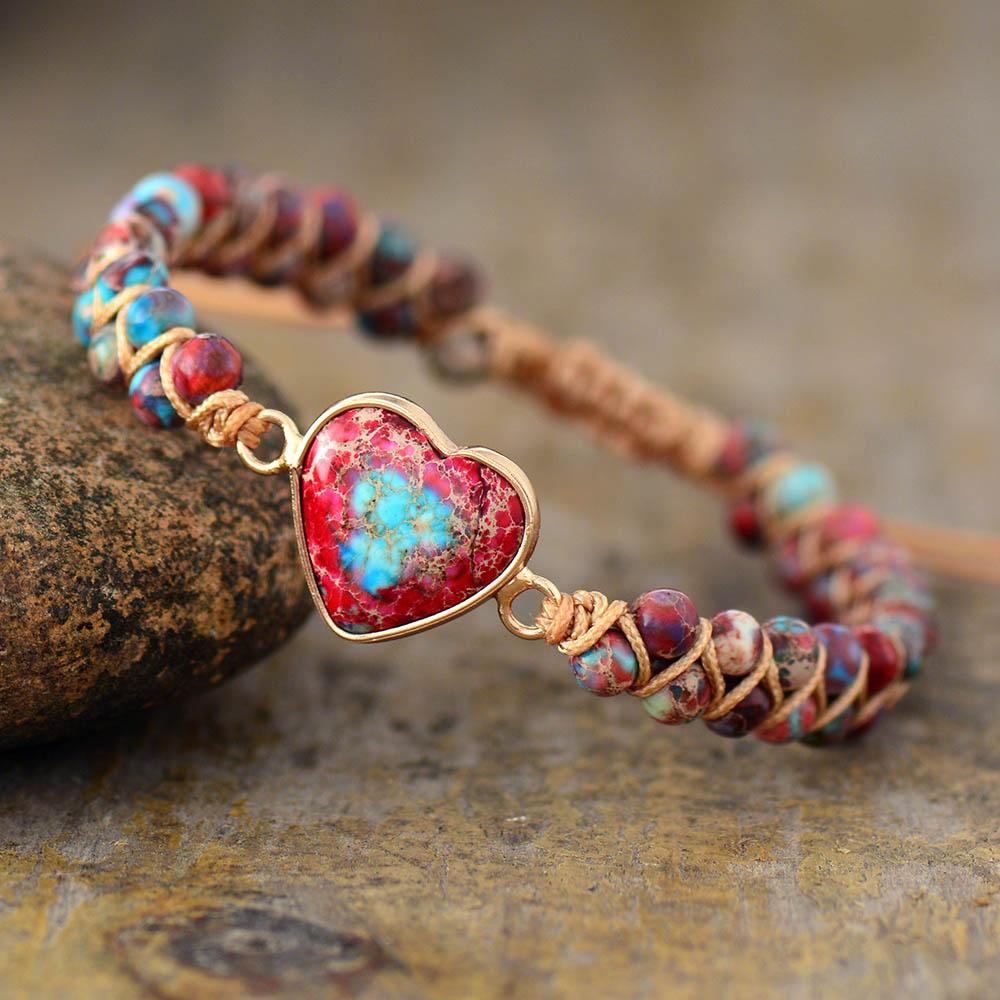 Love Bracelet Jasper - Amélie-Red-State of Style