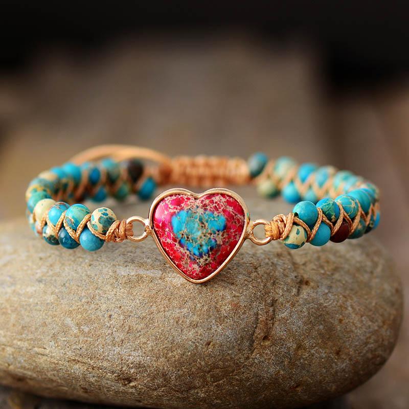 Love Bracelet Jasper - Amélie-Red-State of Style
