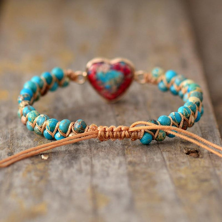 Love Bracelet Jasper - Amélie-Red-State of Style