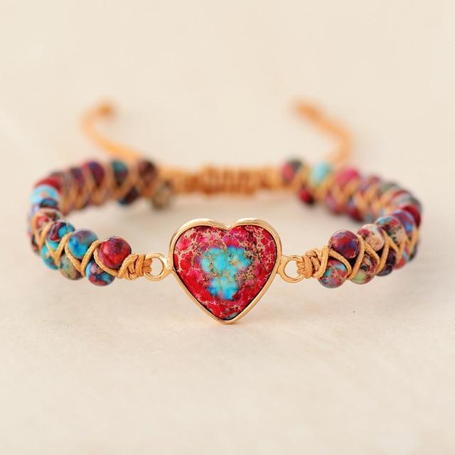 Love Bracelet Jasper - Amélie-Red-State of Style