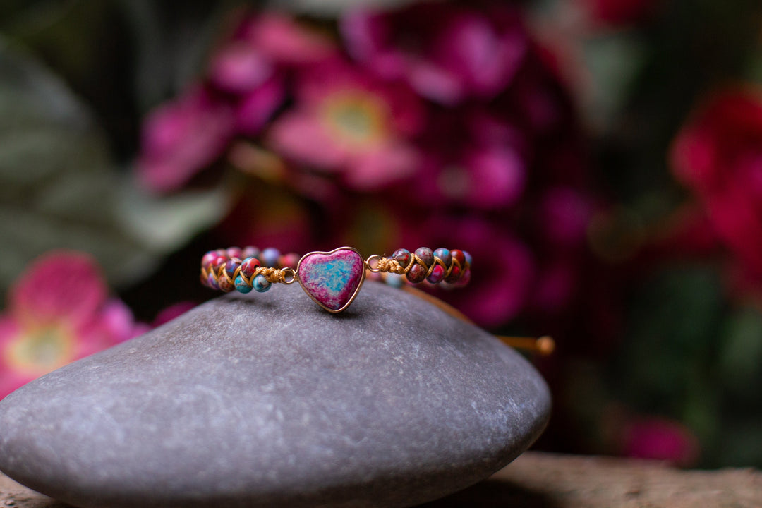 Love Bracelet Jasper - Amélie-Red-State of Style