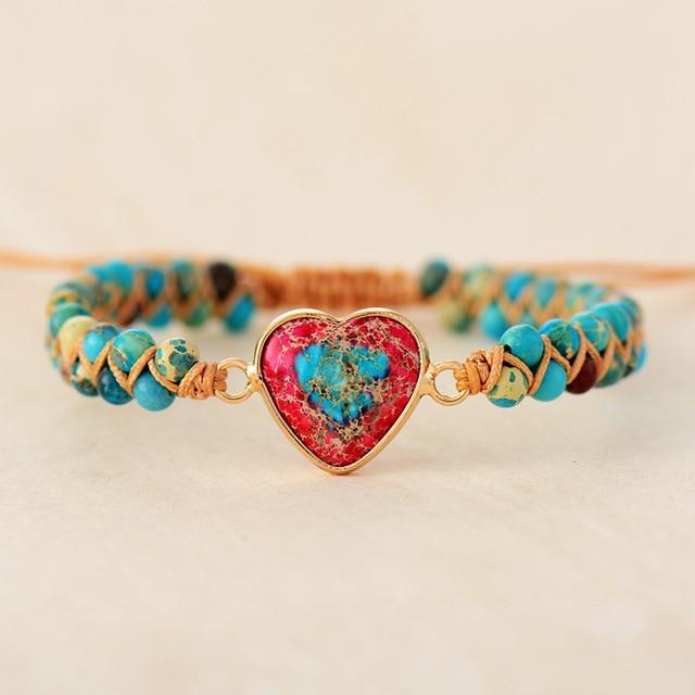 Love Bracelet Jasper - Amélie-Turquoise-State of Style