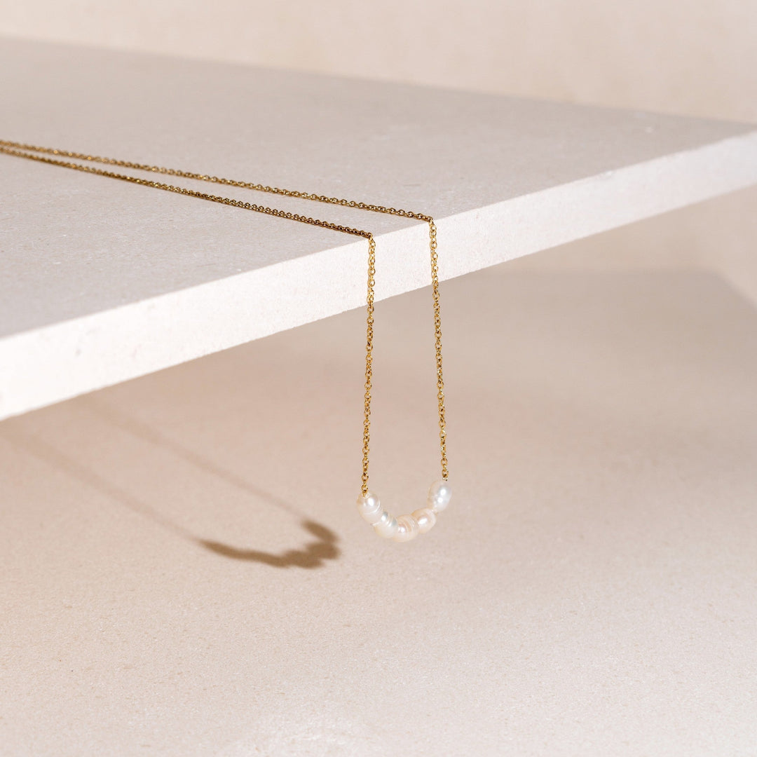 Lovely Necklace with Freshwater Pearls - Celina-State of Style