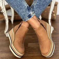 Low Ladies Ankle Boots - Elise-Beige-3.0-State of Style