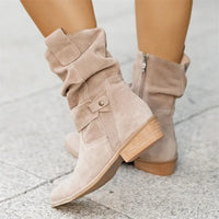 Low Winter Boots - Freya-Apricot-34-State of Style