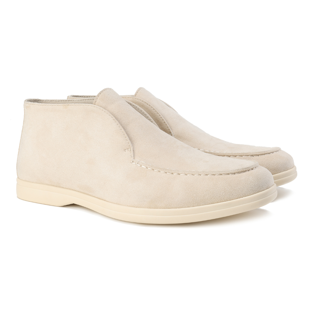 Luca Men's Luxe Suede Loafers-Beige-6-State of Style